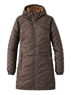 L. L. Bean Women's Fleece-Lined Primaloft Three Season Coat in brown size medium